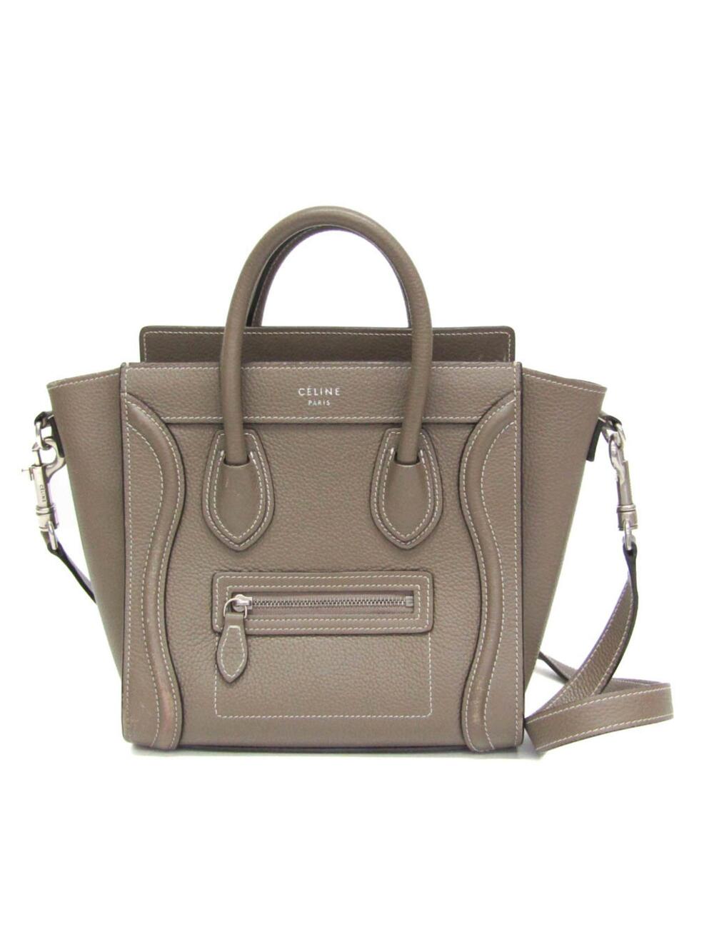 Celine Luggage Bag Grainy Leather Mini #286264C12B